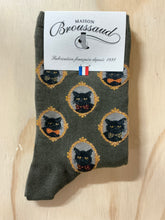 Cat (Chats) ankle socks by Maison Broussaud
