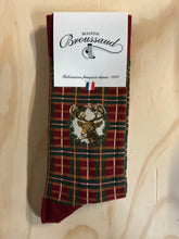 Tartan Deer socks by Maison Broussaud