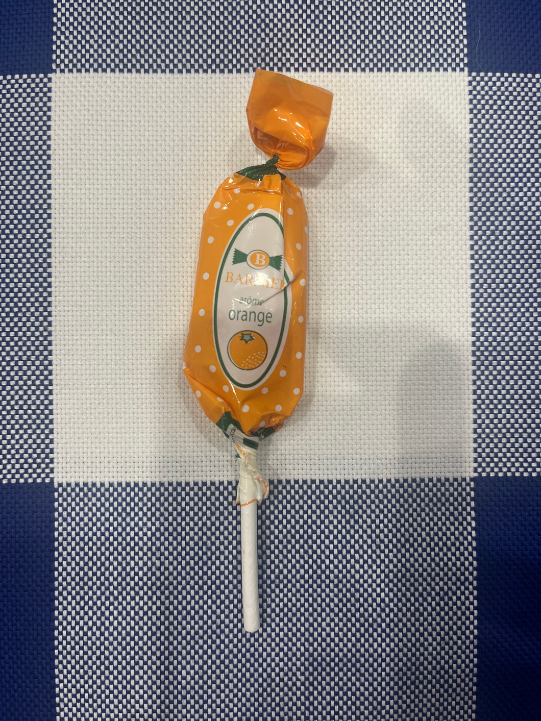 Barnier Orange Lollipop