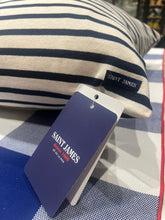 Saint James Pure Cotton White and Navy Breton Stripe Sailor Cushion