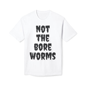 Not the Bore Worms! Made in USA, Flash Gordon t-shirt.