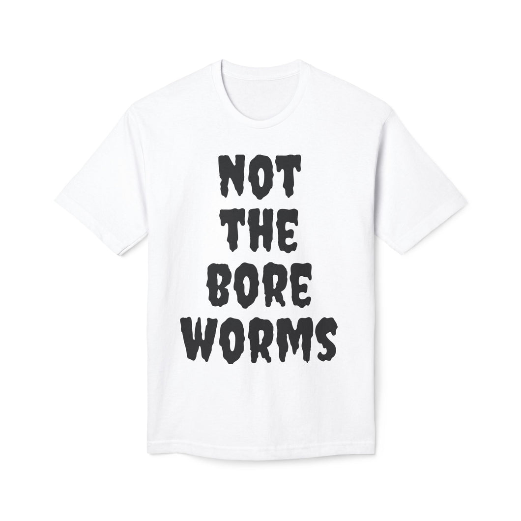 Not the Bore Worms! Made in USA, Flash Gordon t-shirt.