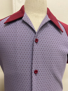 1960s/70s knitted Bisley shirt, Medium