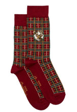 Tartan Deer socks by Maison Broussaud