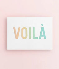 Letterpress de Paris Large Format French Word Cards