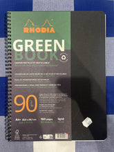 100% recycled and recyclable notebook, made in France by Rhodia - A4+