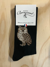 Owl (Hibou) socks by Maison Broussaud