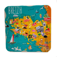 Atelier D French Butter Biscuits, Map of Brittany tin, 170g