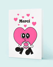 Letterpress de Paris Merci Cœur / Thank You card by Groduk & Boucar