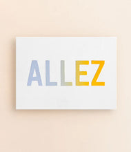 Letterpress de Paris Large Format French Word Cards