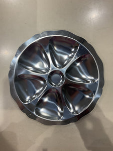Roger Orfèvre stainless steel oyster plate