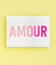 Letterpress de Paris Large Format French Word Cards