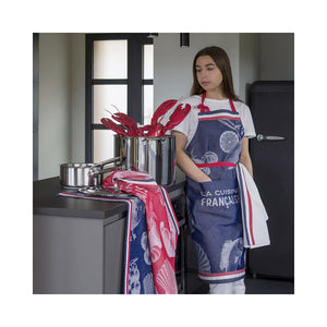 Le Jacquard Français x Élysée Gastronomie Apron and Two Hand Towels