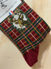 Tartan Deer ankle socks by Maison Broussaud