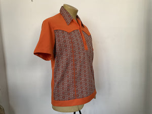 1960s/70s knitted Bisley shirt, Large