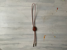 Vintage red jasper bolo tie