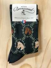 Horse (Chevaux) ankle socks by Maison Broussaud