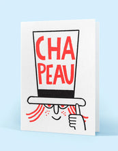 Letterpress de Paris Chapeau / Hats Off! greeting card by Amélie Falière