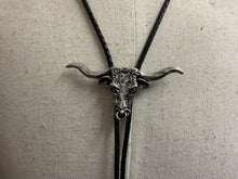 Long horn steer bolo tie