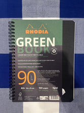 100% recycled and recyclable notebook, made in France by Rhodia - A5+