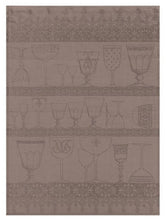 Le Jacquard Français ‘Cristal’ glass pure linen tea towel