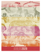 Le Jacquard Français 2026 Calendar tea towel