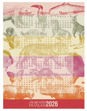Le Jacquard Français 2026 Calendar tea towel