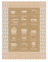 Le Jacquard Français Coffee theme tea and hand towels