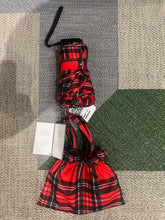 Guy de Jean tartan compact mini umbrella