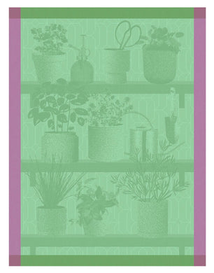 Le Jacquard Français pot plant tea towel