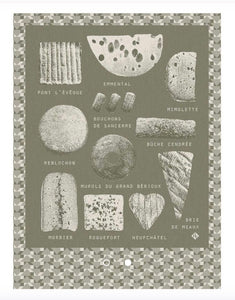 Le Jacquard Français Cheese Tea Towel