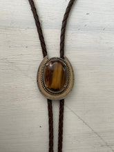 Vintage Tiger Stone bolo tie