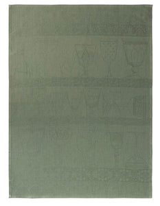 Le Jacquard Français ‘Cristal’ glass pure linen tea towel