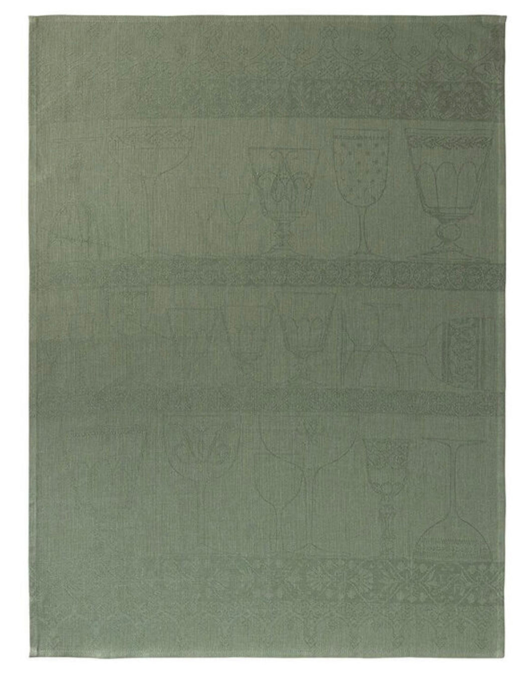 Le Jacquard Français ‘Cristal’ glass pure linen tea towel