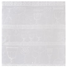 Le Jacquard Français ‘Cristal’ glass pure linen tea towel