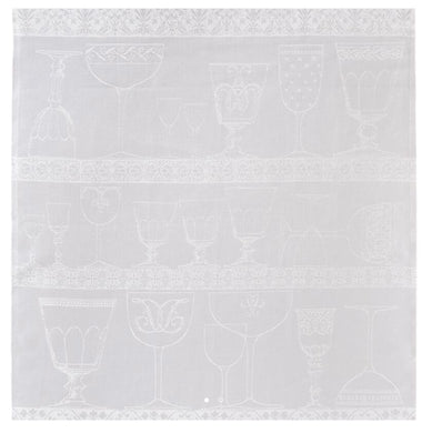 Le Jacquard Français ‘Cristal’ glass pure linen tea towel
