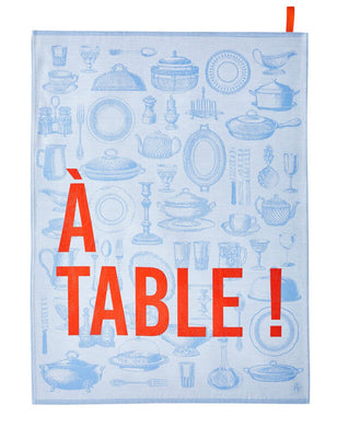 Le Jacquard Français À TABLE ! tea towel