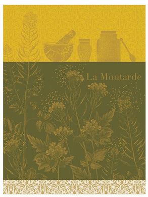 Le Jacquard Français Mustard Flower tea towel