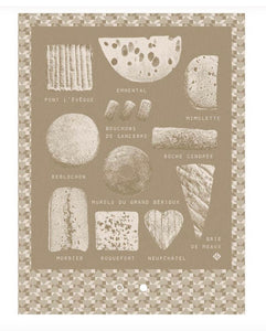 Le Jacquard Français Cheese Tea Towel