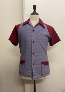 1960s/70s knitted Bisley shirt, Medium