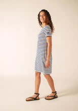 Saint James Breton Stripe Villefranche Dress - white/navy stripes