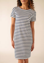 Saint James Breton Stripe Villefranche Dress - white/navy stripes