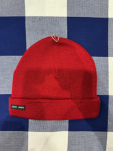 Saint James Pure Wool Fine Knit ´Medoc’ Beanie in Deep Red