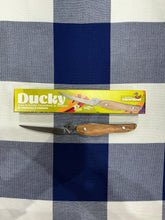 Roger Orfèvre Ducky tomato knife with olive wood handle