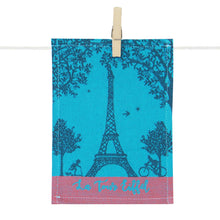 La Tour Eiffel Mini Serviette by Tissage Moutet