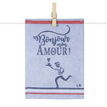 Bonjour Mon Amour Mini Serviette by Tissage Moutet