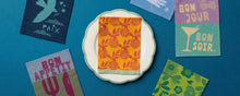 Canelé Mini Serviette by Hélène Druvert for Tissage Moutet