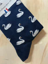 Swan (Cygnes) ankle socks by Maison Broussaud
