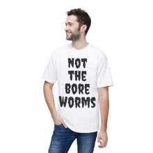 Not the Bore Worms! Made in USA, Flash Gordon t-shirt.