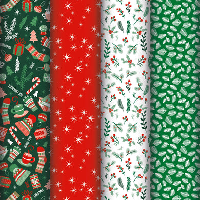 A very cosy Christmas themed gift wrapping range by Clairefontaine